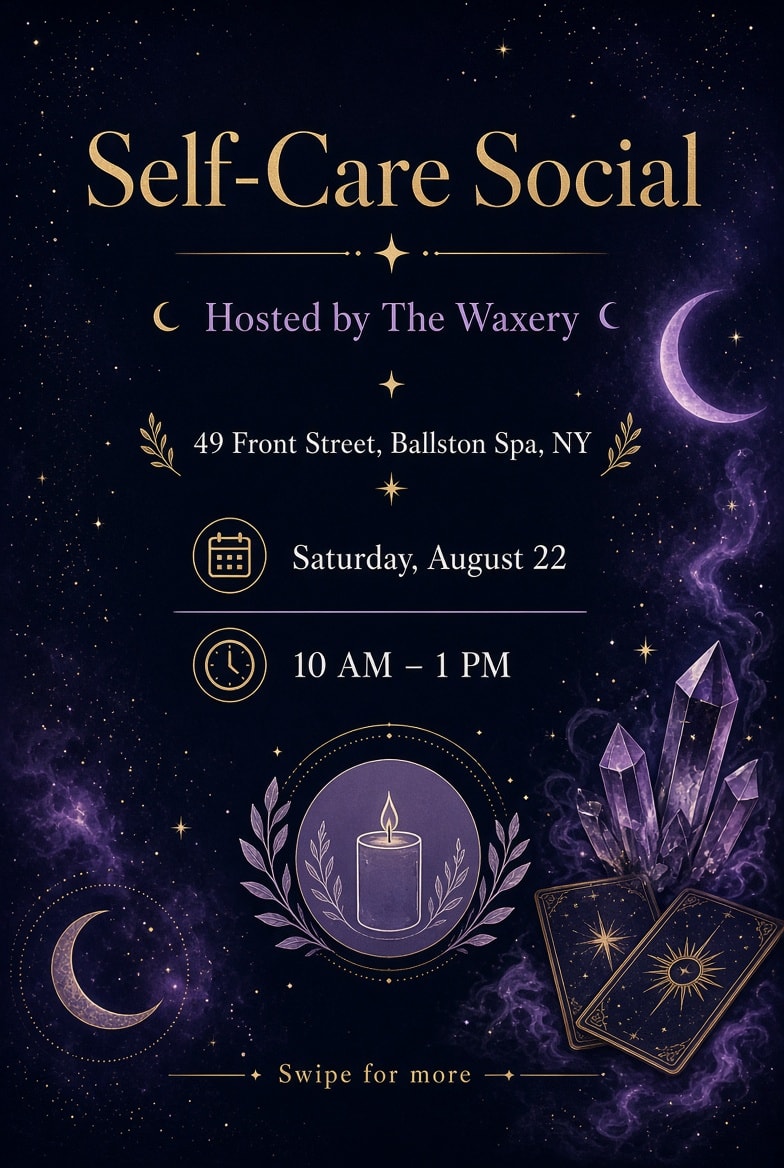 Self-Care Social at The Waxery — Aug 22